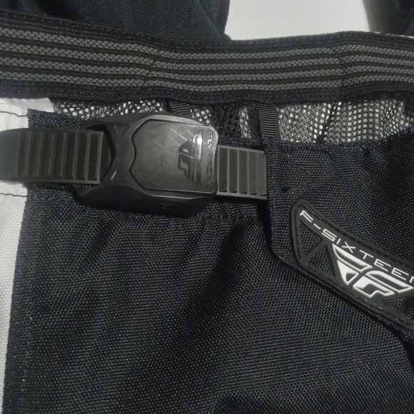 Fly Racing Men's F-16 Moto Racing Pants Size 36 Black/White - Picture 7 of 7